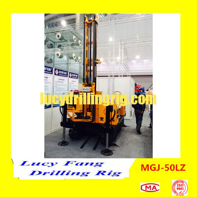 China Multi-function MGJ-50LZ Crawler Foundation Engineering Earth Auger Drilling Rig