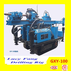 China Hot Multi-function GXY-100 Mobile Hydraulic Anchor And Nailing Drilling Rig For Sale