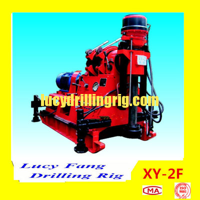 China Cheapest XY-2F Mobile Geotechnical Drilling Rig with 150-500 m Depth of NQ