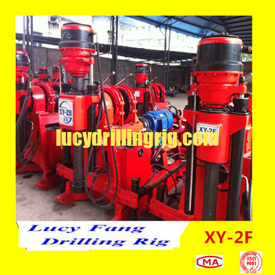 China Cheapest XY-2F Mobile Geotechnical Drilling Rig with 150-500 m Depth of NQ