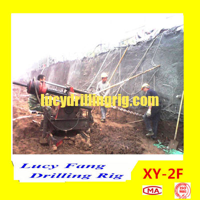 China Cheapest XY-2F Mobile Geotechnical Drilling Rig with 150-500 m Depth of NQ
