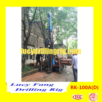 2015 Hot Sale China Crawler Mounted Hydraulic Geotechnical Drilling Rig RK-100A(D)