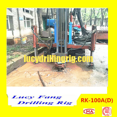 2015 Hot Sale China Crawler Mounted Hydraulic Geotechnical Drilling Rig RK-100A(D)