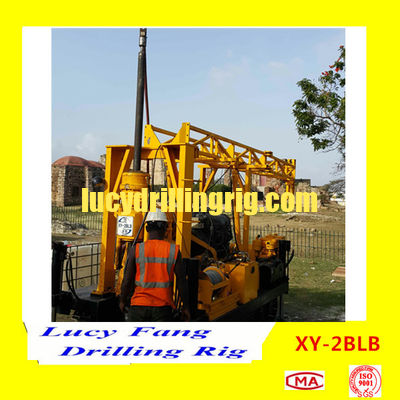 China TopQuality XY-2BLB Mobile Crawler Soil Investigation Drilling Rig with Split Barrel