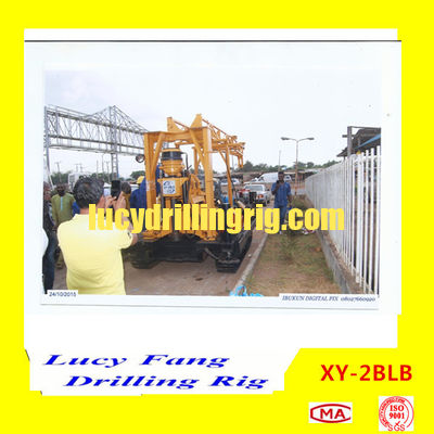 China TopQuality XY-2BLB Mobile Crawler Soil Investigation Drilling Rig with Split Barrel