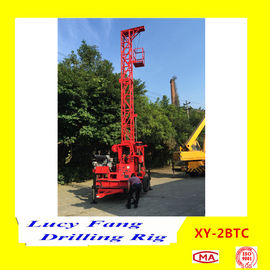 Deuts Engine China XY-2BTC Trailer Mounted Mobile Soil Investigation Drilling Rig Split
