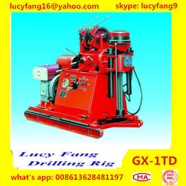 China Cheapest GX-1TD Portable Skid Mounted Geotechnical Drilling Rig With SPT Equipment