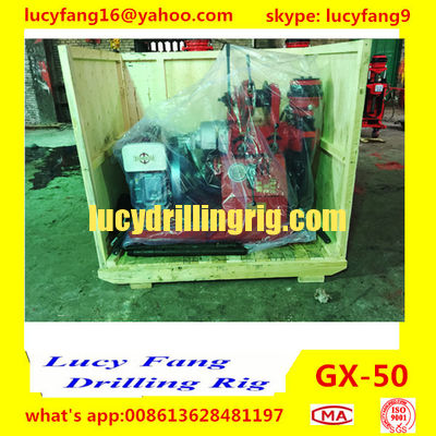 China Made Cheapest GX-50 Mini Geotechnical Drilling Rig with 800 mm Split Spoon for soil