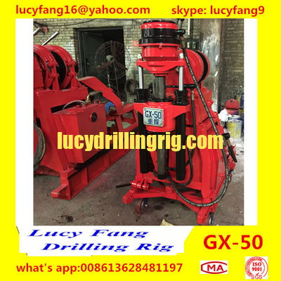China Made Cheapest GX-50 Mini Geotechnical Drilling Rig with 800 mm Split Spoon for soil