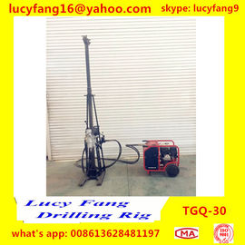 China Made Cheapest TGQ-30 Mini Drilling Rig for Soil Investigation 30 Depth for Hill Area