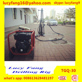 China Made Cheapest TGQ-30 Mini Drilling Rig for Soil Investigation 30 Depth for Hill Area
