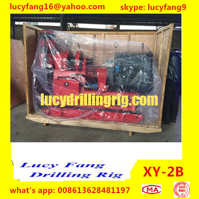China Cheapest Iran Sold Well XY-2B Skid Mounted Spindle Typre Soil Testing Drilling Rig For Sale in Hong Kong
