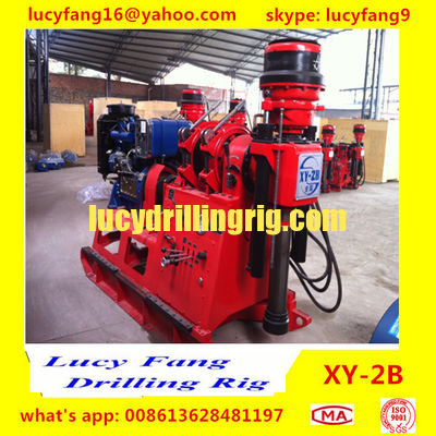 China Deutz Engine XY-2B  Soil and Rock Core Drilling Machine for Minerals Exploration With 50-500 m and NQ