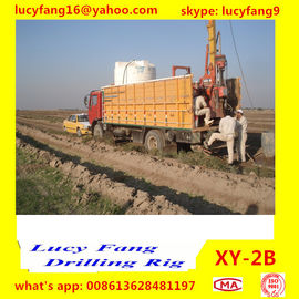 China Deutz Engine High Quality Iran Popular XY-2B Skid Mounted Spindle Type Geotechnical Core Drilling Rig with SPT