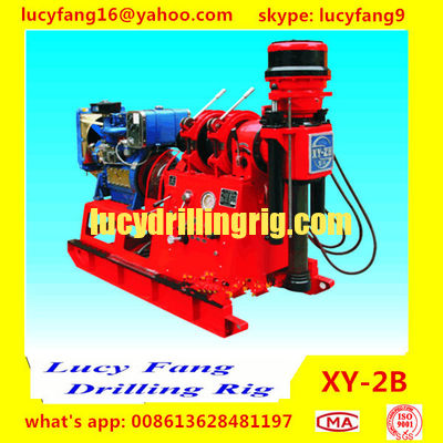 China Deutz Engine High Quality Thailand  Popular XY-2B Skid Mounted Spindle Type Geotechnical Core Drilling Machine