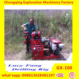 China Made GX-100 Mini Geotechnical Drilling Rig for Soil Investigation withIN 100 m Depth with SPT equipment