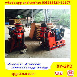 China Made Portable Soil Testing Drilling Rig XY-2PD wth HQ accessories and SPT Equipment