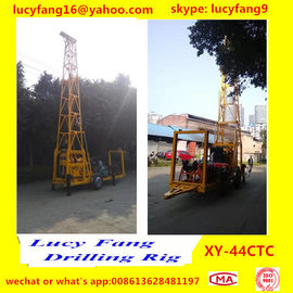 Trailer mounted Diamond Core Drilling Rig With Wireline Winch For HQ, NQ, BQ, AND AQ