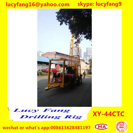 Trailer mounted Diamond Core Drilling Rig With Wireline Winch For HQ, NQ, BQ, AND AQ
