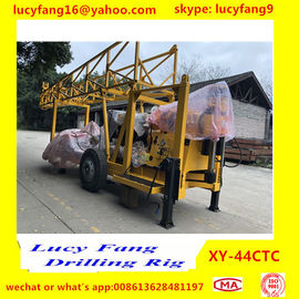 Trailer mounted Diamond Core Drilling Rig With Wireline Winch For HQ, NQ, BQ, AND AQ