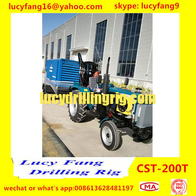 China Cheapest Good Quality Tractor Mounted Mobile Water Well Drilling Rig For 300m Depth
