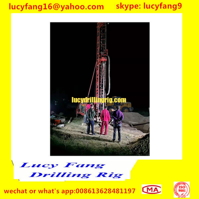 China Popular Good Quality Trailer  Mounted Mobile  CST-200 Hydraulic Big Pile hole Drilling Rig For 200 m Depth