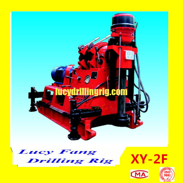 China Cheapest XY-2F Mobile Diamond Core Drilling Rig with 150-500 m Depth of NQ