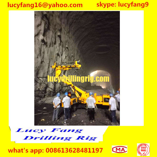 China Cheapest Popular Eifficient Multi-function Excavator Mounted DTH Hammer Anchor Drilling Rig