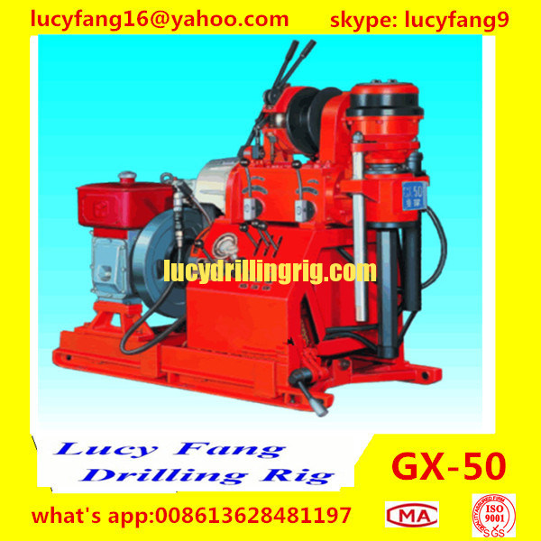 China Made GX-50 Mini Geotechnical Drilling Rig for Soil Investigation with 50 m Depth