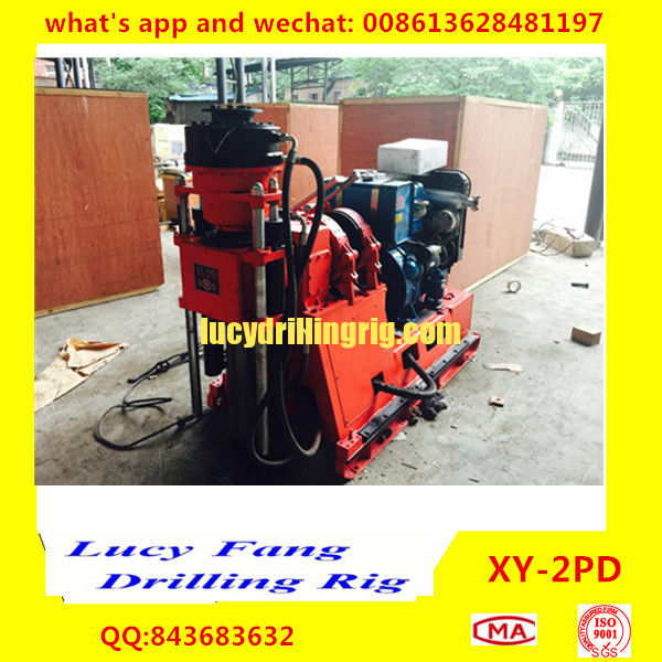 China Made Portable Soil  Core Sampling Drilling Rig XY-2PD wth HQ accessories and SPT Equipment