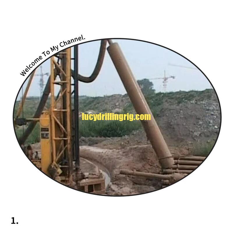 China Popular Good Quality Trailer  Mounted Mobile  200 type Hydraulic Big Pile hole Drilling Rig For 200 m Depth
