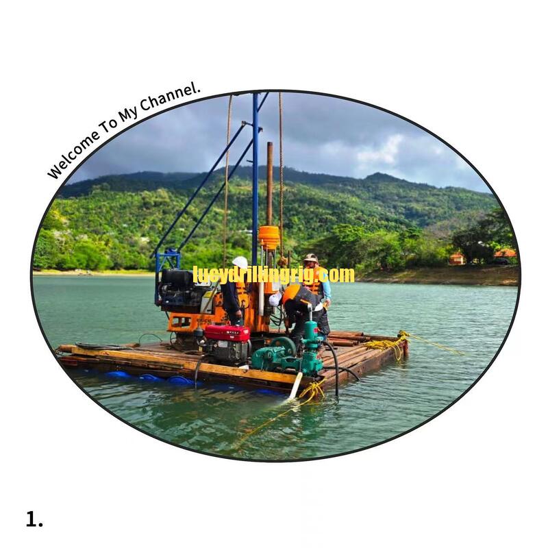 100-500 m Depth, China Multi-function Skid Mounted  Portable Diamond Core Drilling Rig