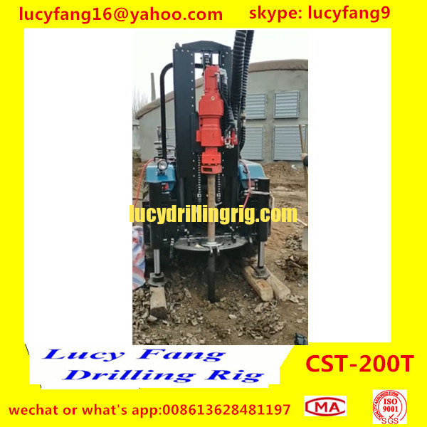 China Cheapest Good Quality Tractor Mounted Mobile Water Well Drilling Rig For 300m Depth