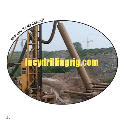 Chine Populaire Bonne qualité remorque montée mobile de type 200 hydraulique Grand trou de pile Forage pour 200 m de profondeur
