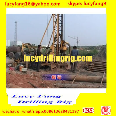 China Popular Good Quality Trailer  Mounted Mobile  Water Well Drilling Rig with Builtin Mud Pump